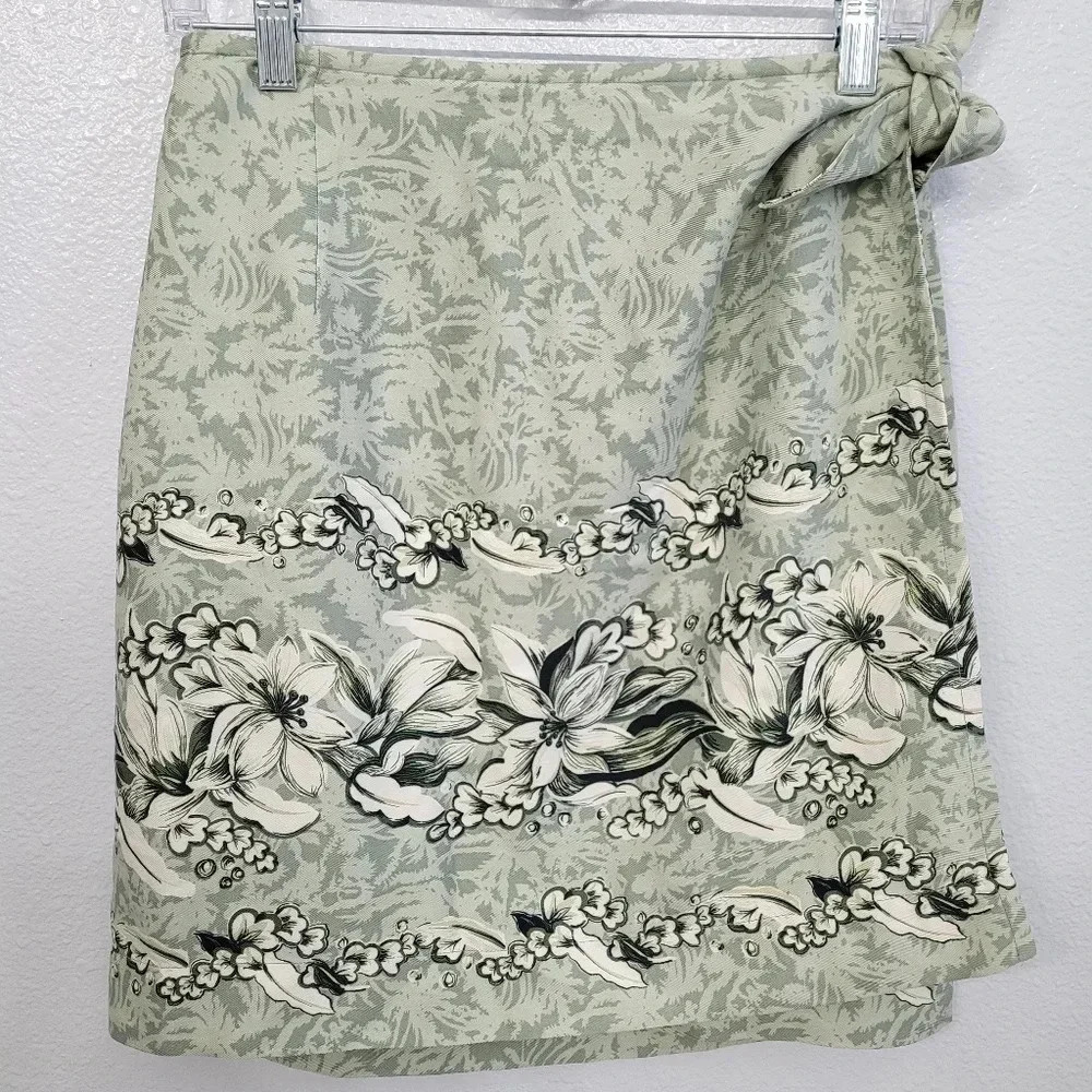 Island Republic Floral Wrap Skirt